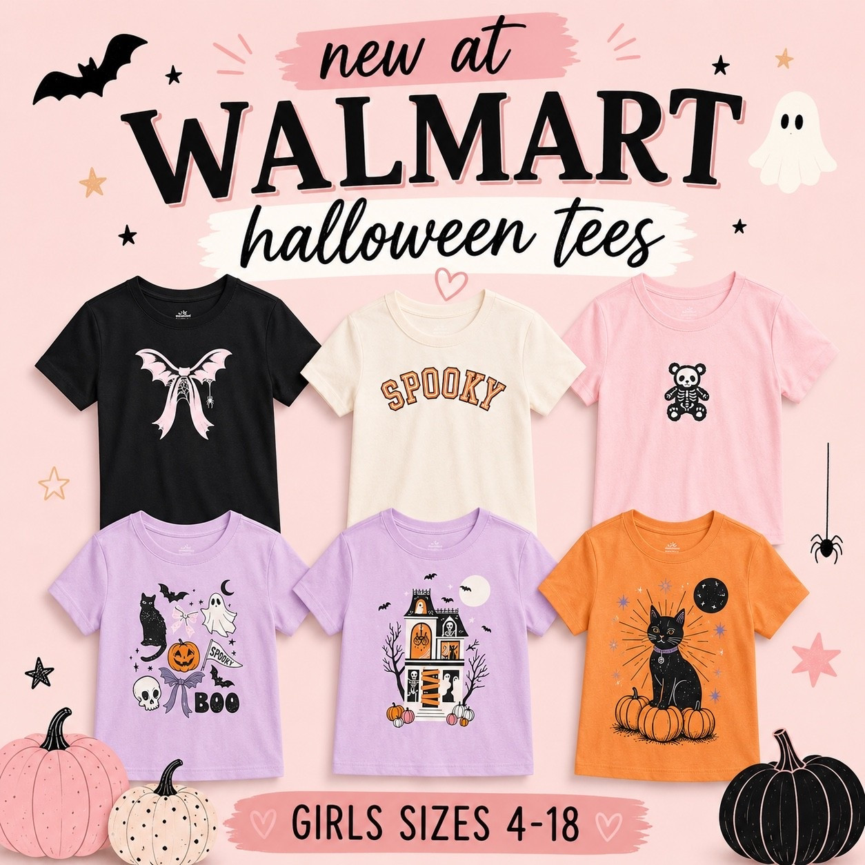 Walmart understood the assignment this year. 🎃👻 These Halloween tees are SO cute and they’re already selling fast!

#LTKootd #LTKU #LTKKids