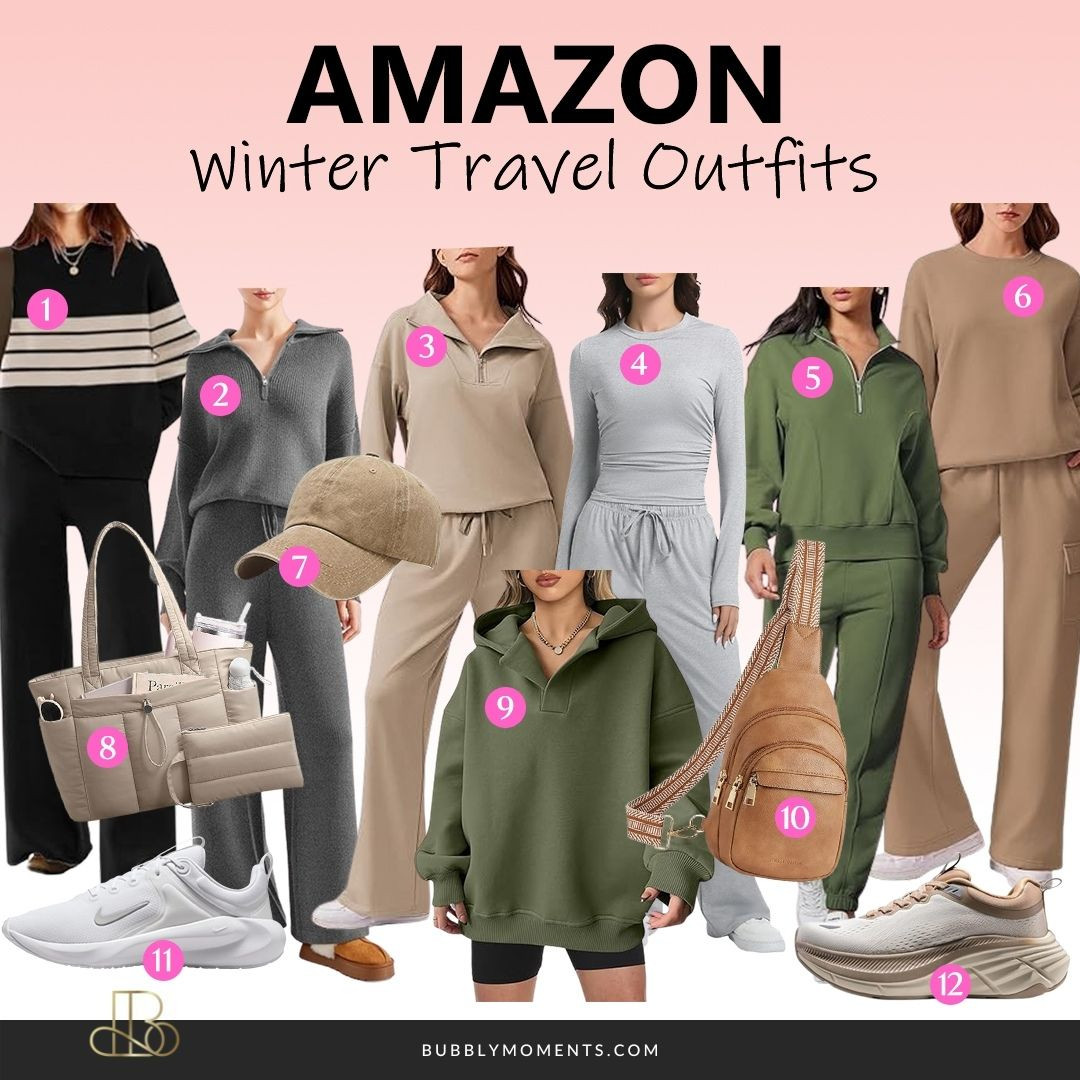 Winter travel made easy ❄️✈️ These women’s winter travel outfits focus on comfort, warmth, and effortless style. Perfect for airport days, sightseeing, and everyday travel, each look is easy to wear and simple to layer for colder weather.
From cozy knits to warm outer layers and comfortable footwear, these outfits are designed to keep you feeling comfortable and put together while travelling. Great for weekend trips, holidays, or cold-weather getaways.
Save this post for winter outfit inspiration and tap to shop 🤍
#LTKootd #LTKtravel #LTKFindsUnder50 #wintertraveloutfits #traveloutfits #airportoutfits #winterfashion #womensfashion #layeredlooks #cozyoutfits #travelstyle #amazonfashion #amazonfinds #winteroutfitinspo 

 