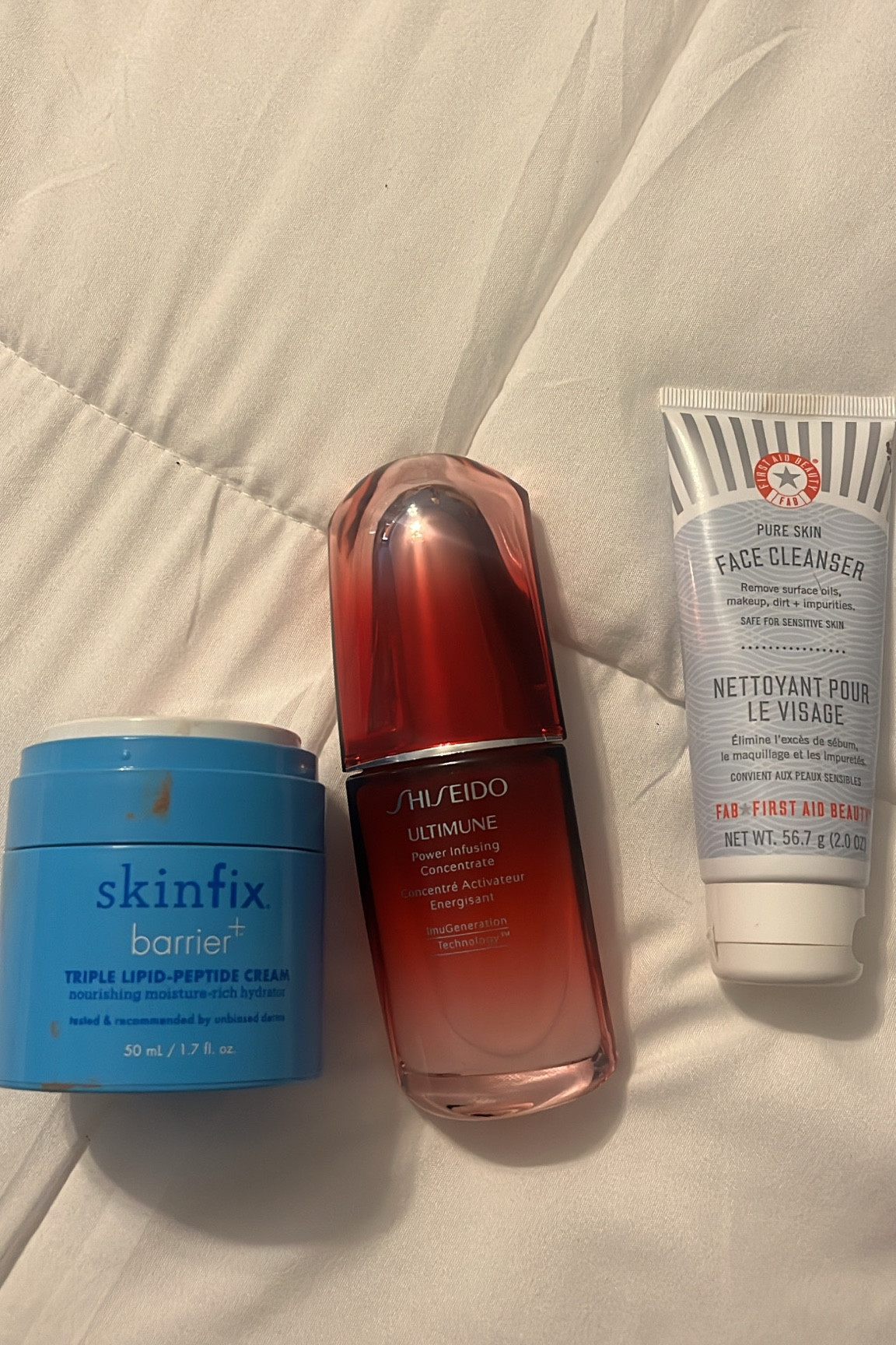 Travel skincare