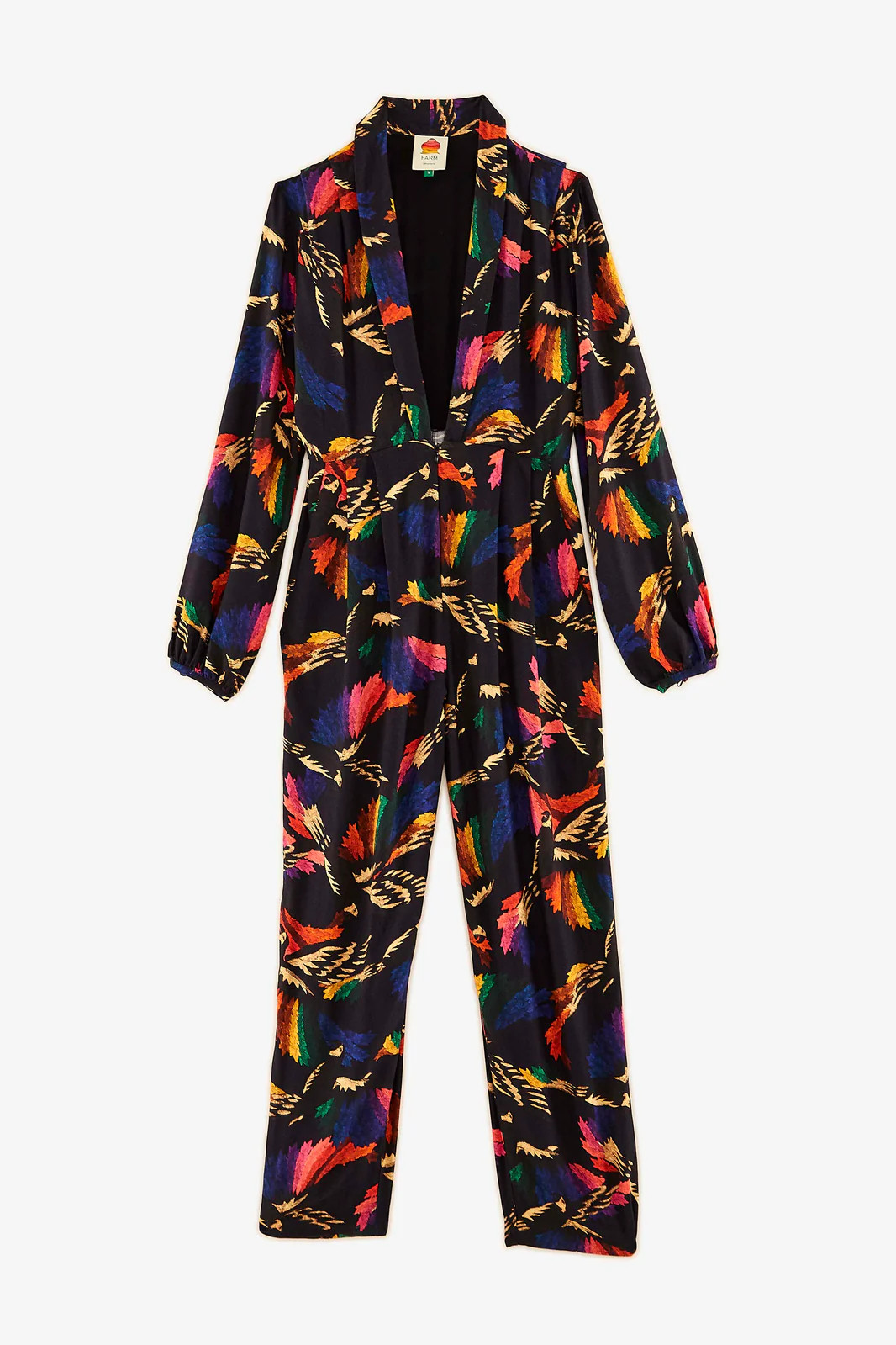 BLACK MACAWS FLIGHT JUMPSUIT | FarmRio (US)