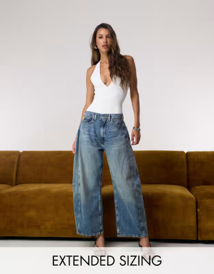 Good American scuba halter v neck bodysuit in white | ASOS (Global)