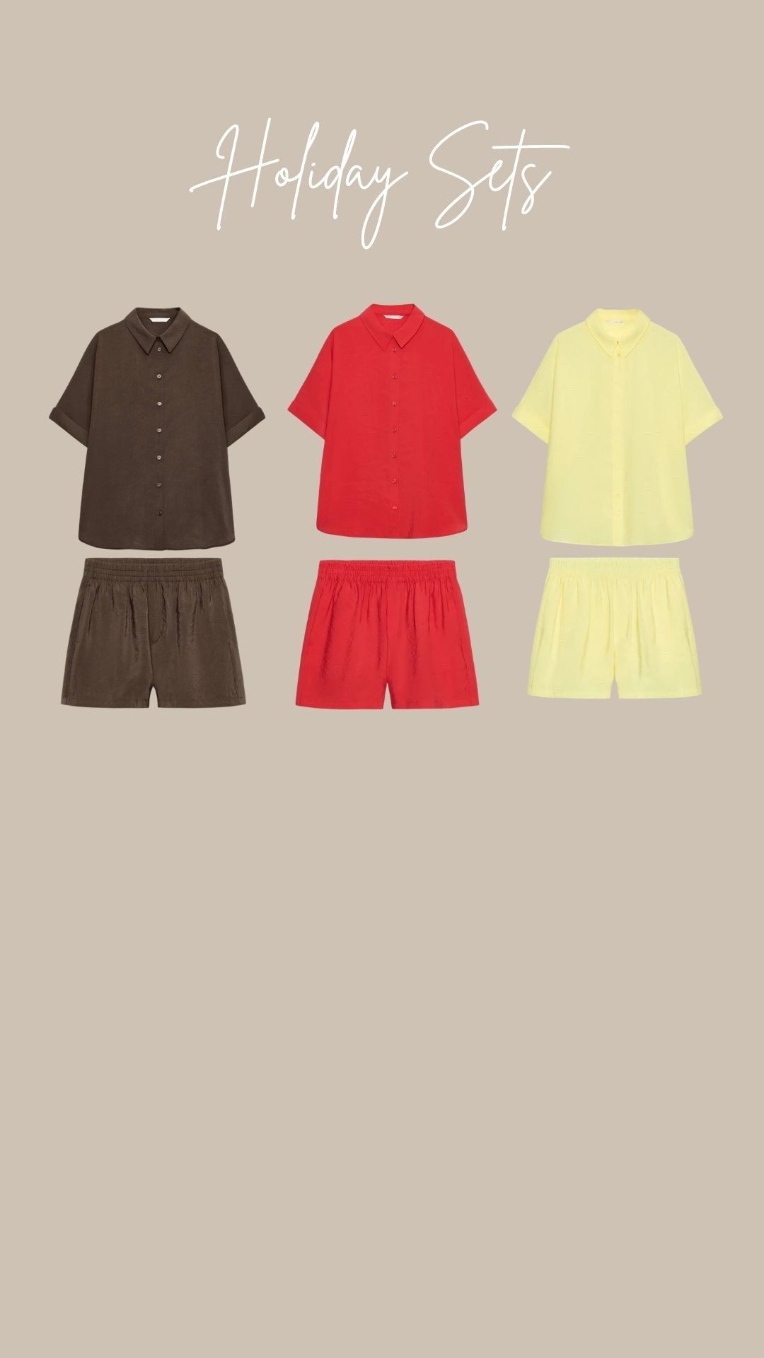 Summer holiday co ords 
Beach set
Pool outfit

#LTKsummer