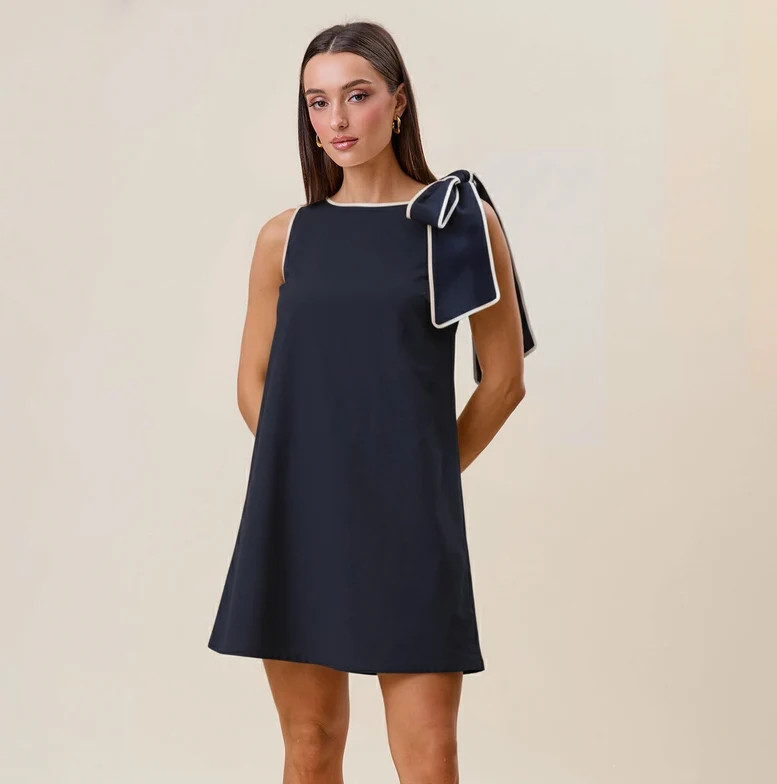 Adaline Tie Shoulder Dress | The Collection Texas