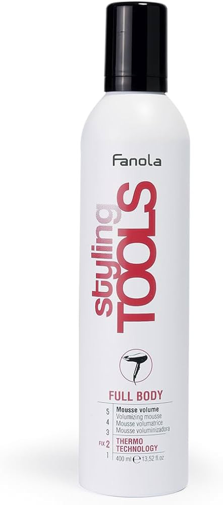 Fanola Full Body Volumizing Mousse, Hair Mousse that Gives Volume and Elasticity, Heat Protector,... | Amazon (UK)