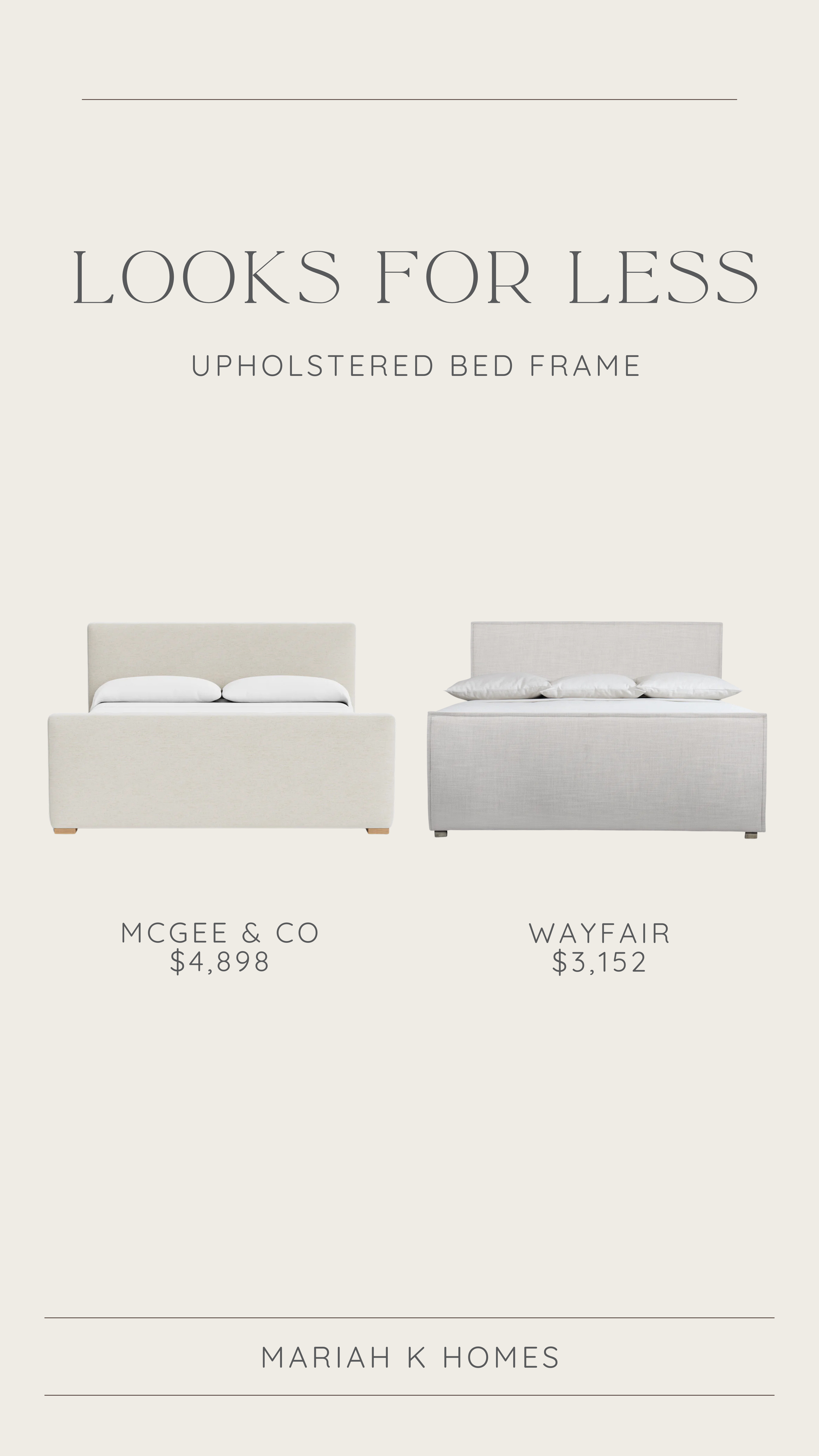 This is such a good luxe-for-less find. Wayfair’s best-selling bed frame delivers major designer vibes and looks far more expensive than it is. 

 #LTKHome #LTKSaleAlert