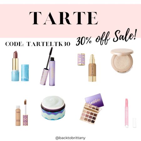 Tarte 30% off sale! Go stock up on all your favorites.

I can’t live without the shape tape concealer or the moisturizer!

#LTKbeauty #LTKunder50 #LTKSale