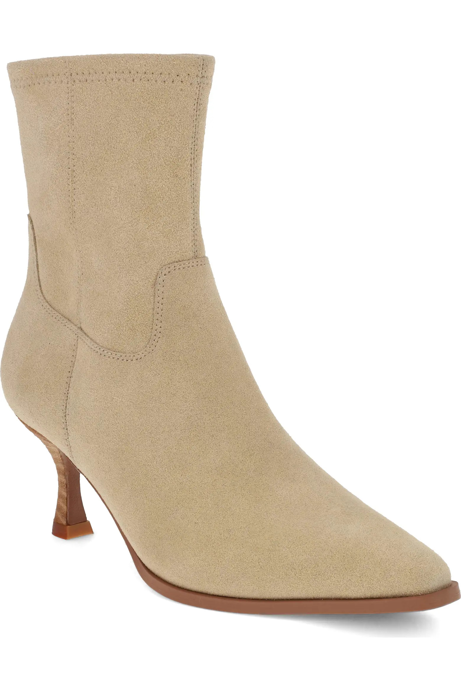 MIA Aletta Pointed Toe Bootie in Black at Nordstrom, Size 6.5 | Nordstrom
