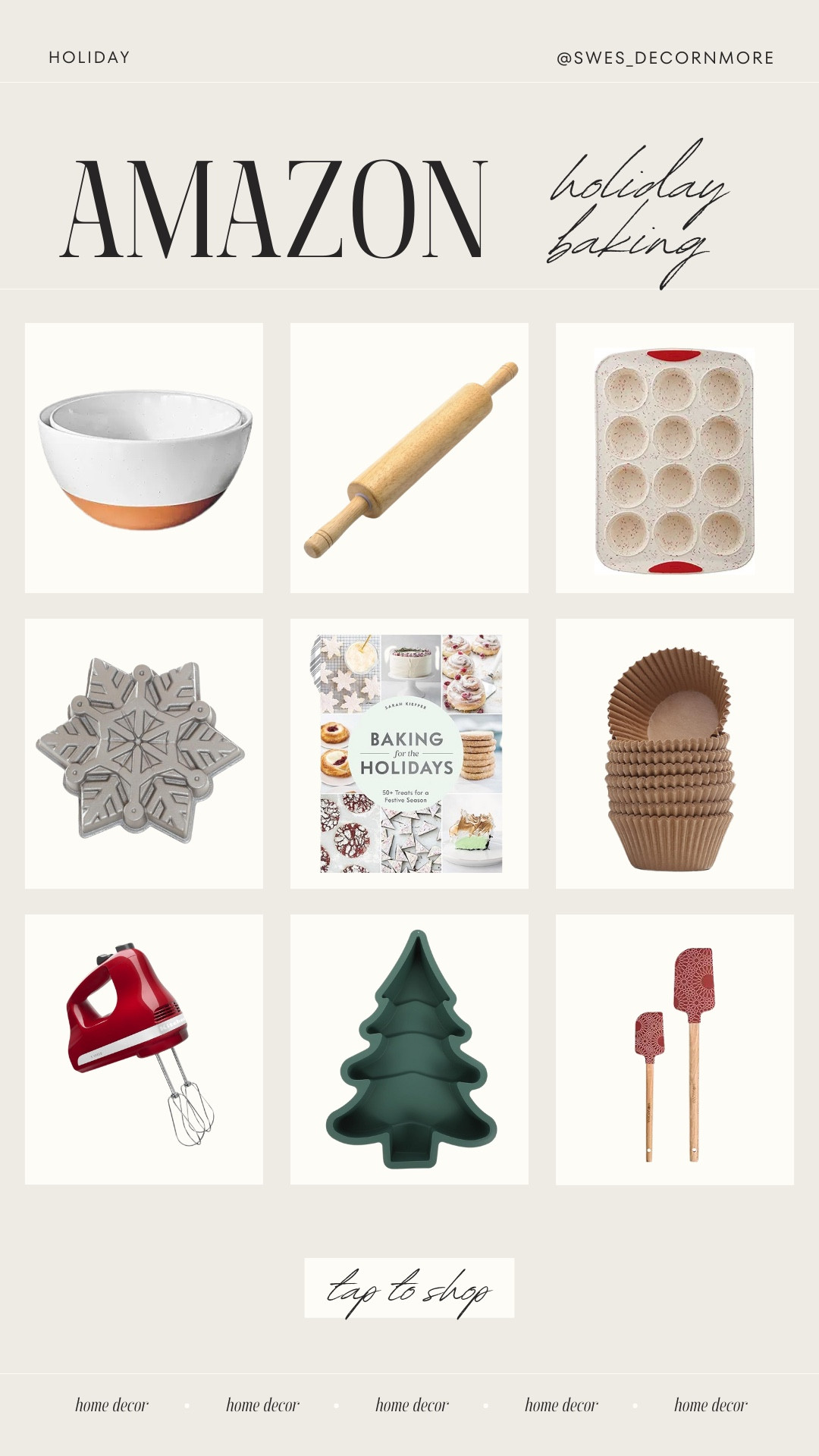 Whip up holiday magic with Amazon's baking must-haves—festive tools, pans, and ingredients to make your season extra sweet!

#LTKHoliday #LTKSeasonal #LTKHome