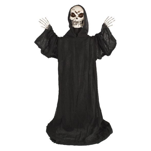 36" Large Standing Black Reaper Halloween Decoration | Target