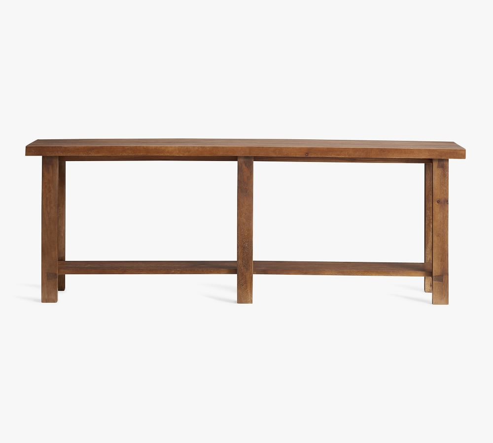 Reed Grand Console Table, Warm Black | Pottery Barn (US)