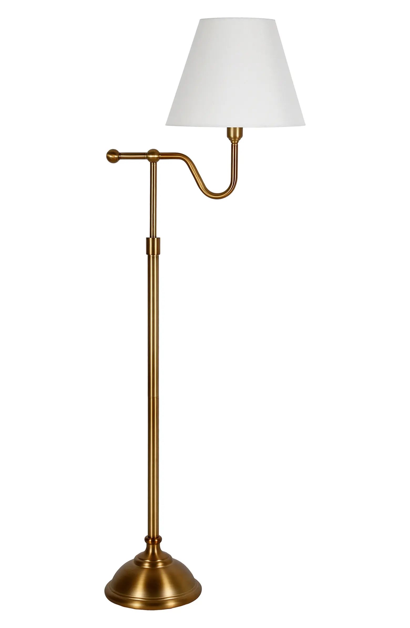 Wellesley Brass Floor Lamp with Empire Shade | Nordstrom Rack