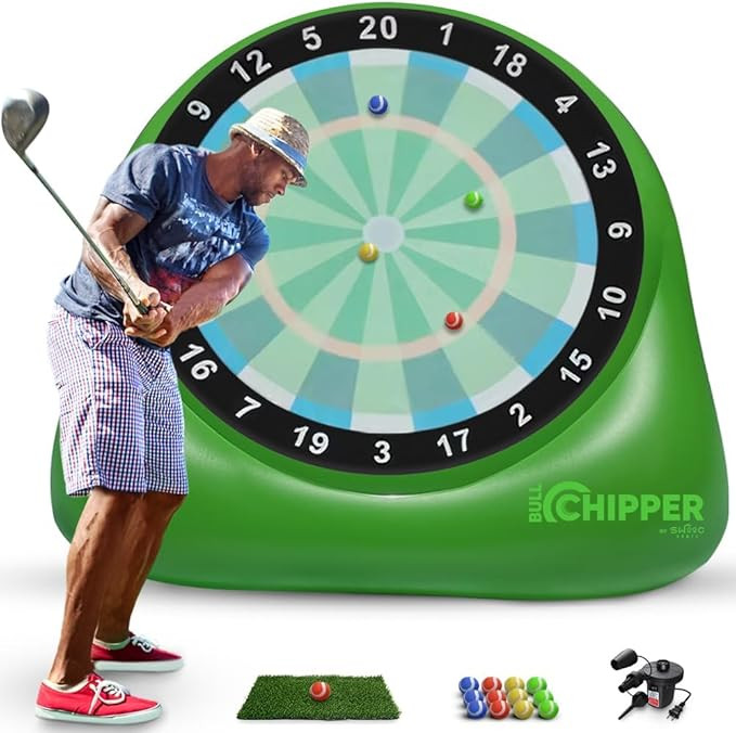 Amazon.com: SWOOC Games® – Bull Chipper™ | Giant Golf Darts (Over 6ft Tall) w/ 10+ Golf Game... | Amazon (US)