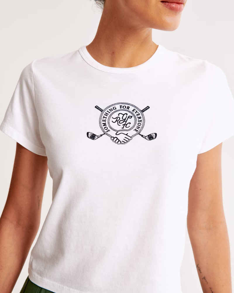 Random Golf Club Graphic Skimming Tee | Abercrombie & Fitch (US)