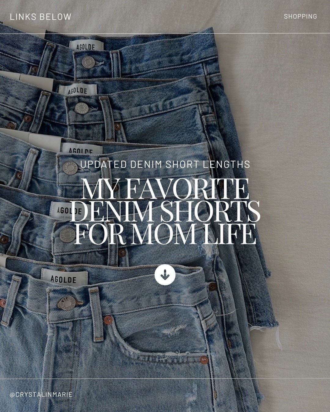 I’ve been wearing AGOLDE Parker longer denim shorts for a few years now. These are a great length - hit mid thigh, so still flattering on the leg but long e ough to be age appropriate. 

Size up in these. Size up until they’re comfy. I have three in size 25

Linked a few similar at lower price points 


#LTKSeasonal #LTKmomlife #LTKPetite