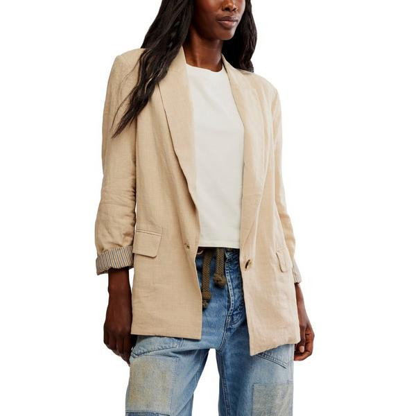 Women's Free People Prep School Short Blazer XSmall Birch | Scheels Sports