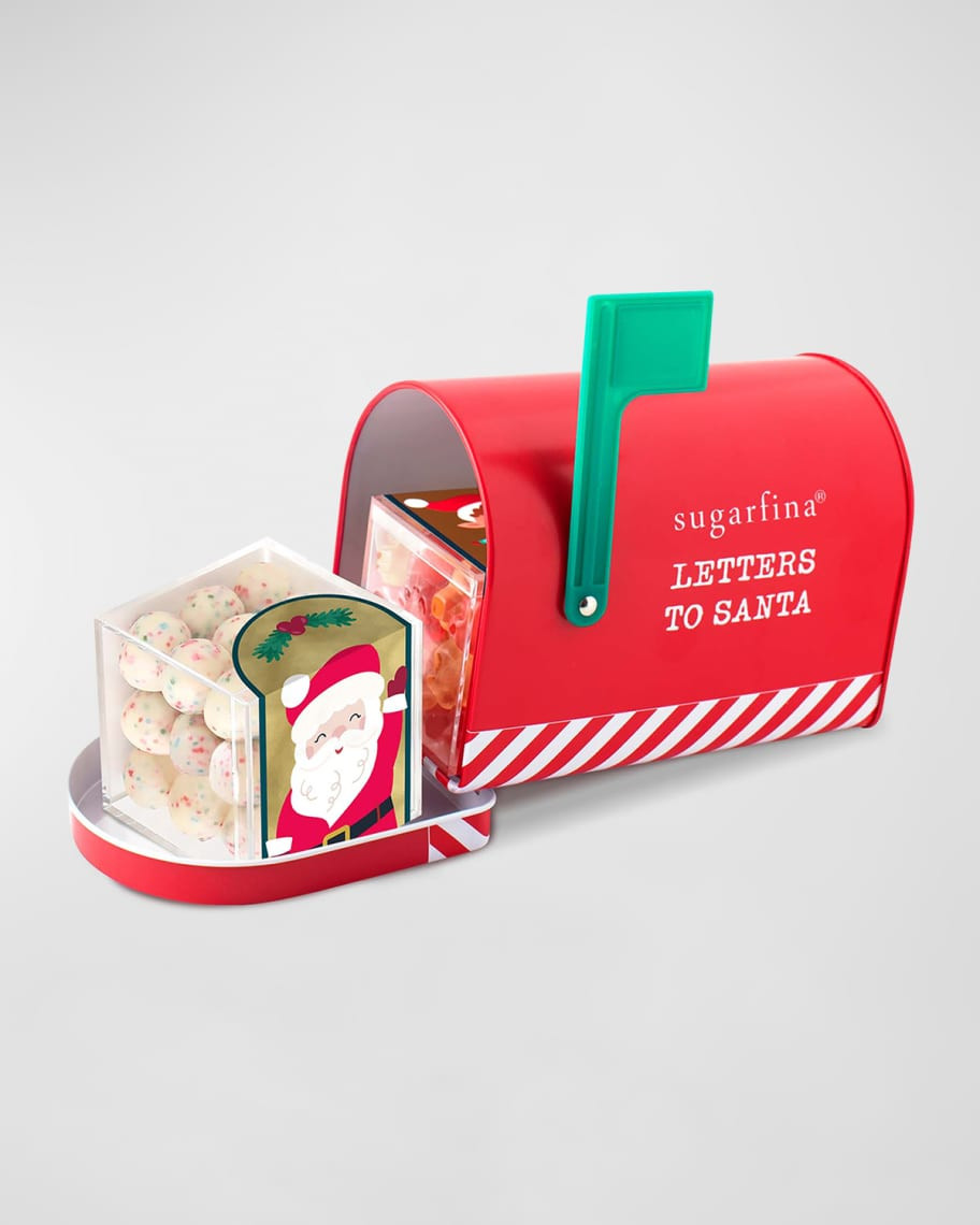Sugarfina Christmas 2022 Letters To Santa 2-Piece Mailbox | Neiman Marcus