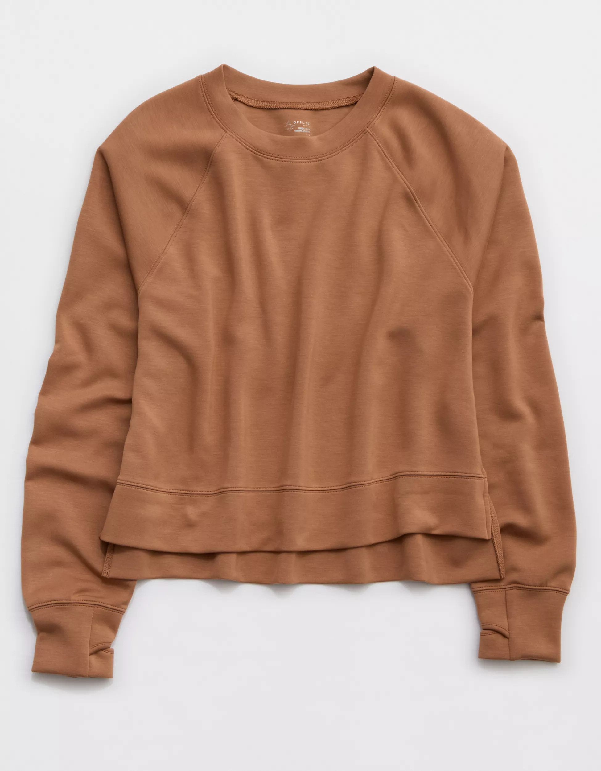 OFFLINE By Aerie ChillUp Crewneck Sweatshirt | Aerie