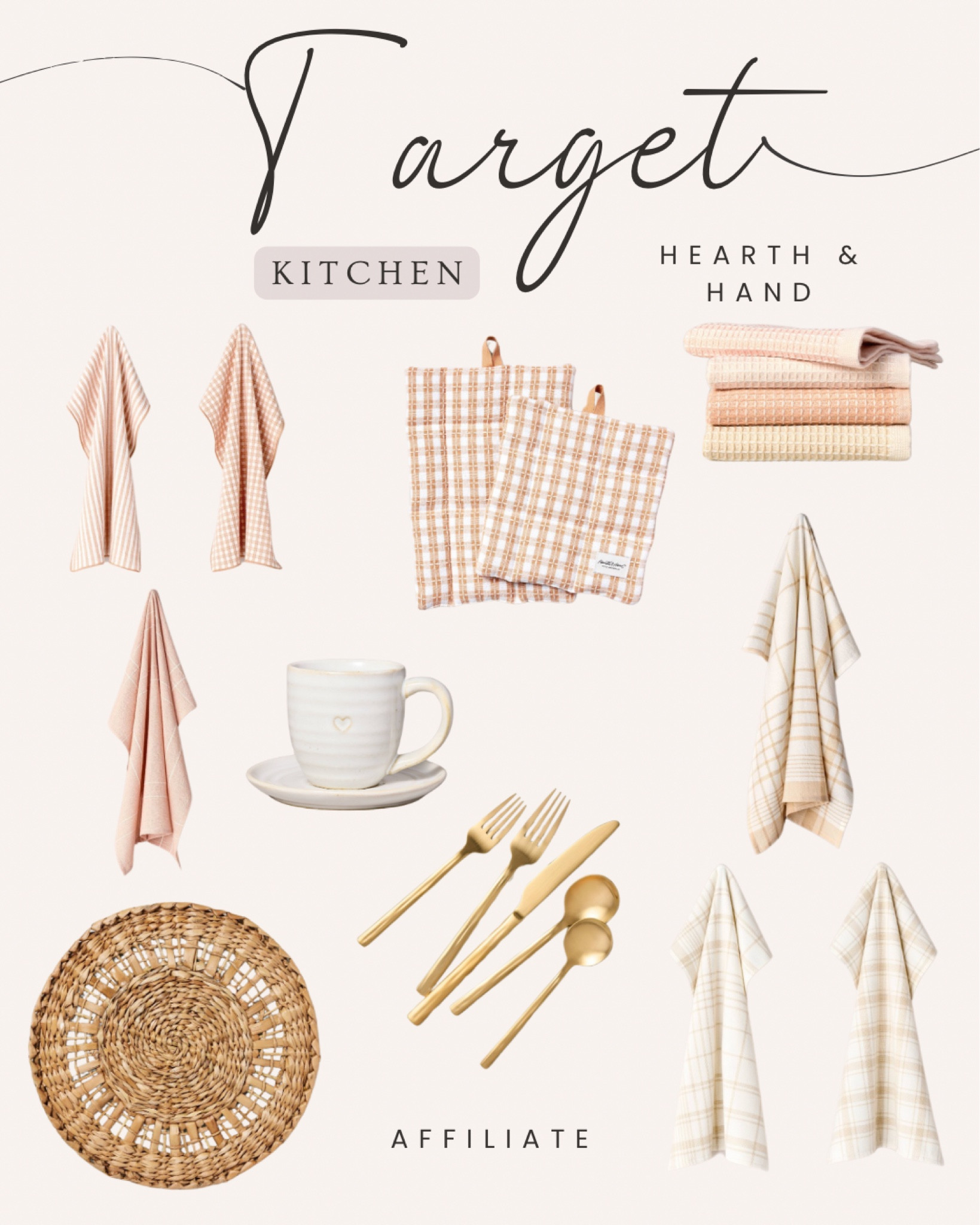 New Hearth & Hand Kitchen/Dining release at Target! Some of these are already available in store & all will be available online 12/22! Loving the subtle spring colors! 

#LTKSeasonal #LTKFindsUnder50 #LTKHome