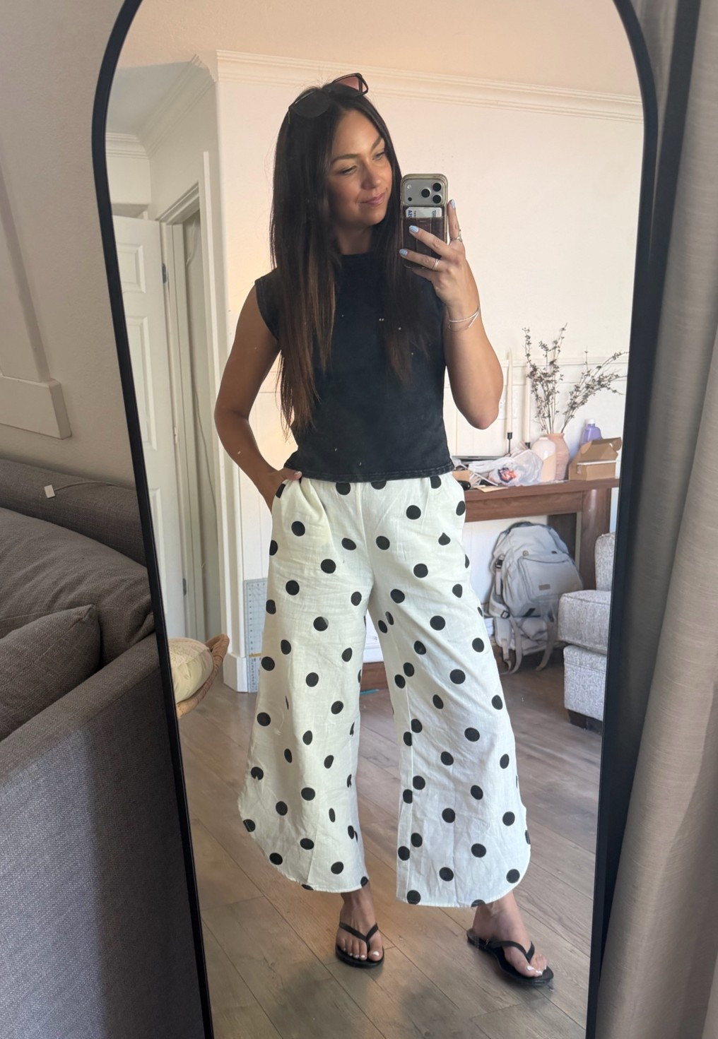 Oh hi cute polka dot pants!!

#LTKgrwm #LTKootd #LTKmomlife