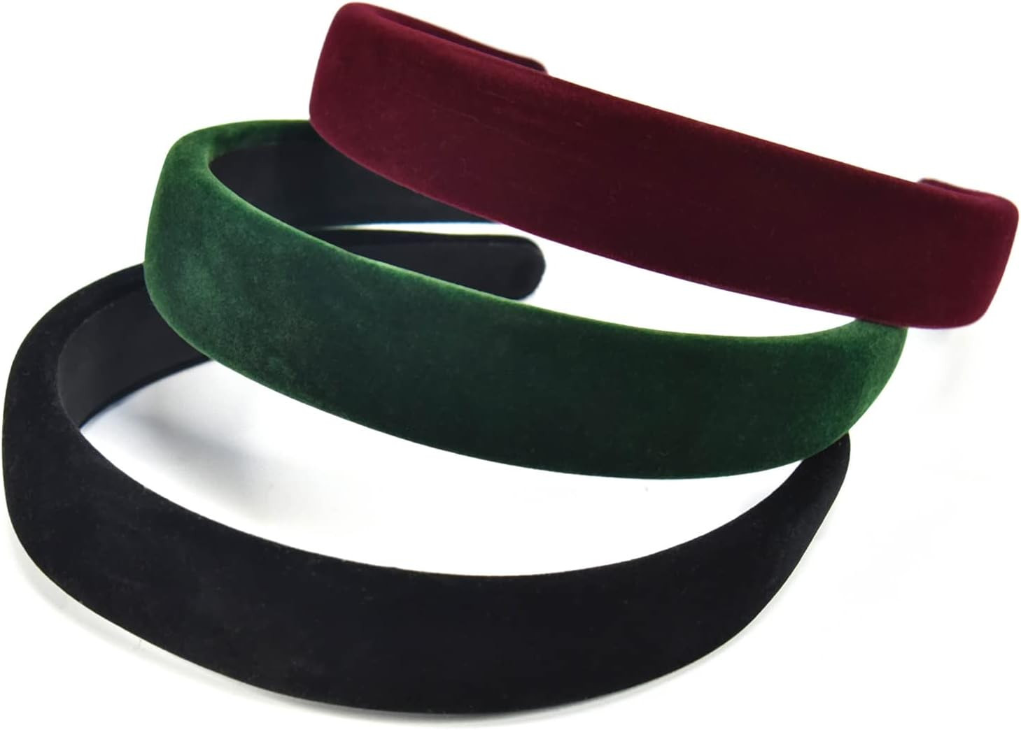 Velvet Wide Headbands for Women Soft Head Band for Women Girls Fashion No Slip Headband Hair Acce... | Amazon (UK)