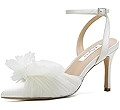 Bow Knot Wedding Shoes for Bride Pointed Toe Wedding Heels Ankle Strap Bridal Shoes | Amazon (US)
