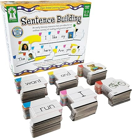 Sentence Building for Kids, Toys for Speech Therapy, Sight Word Games for Kindergarten, 1st and 2... | Amazon (US)