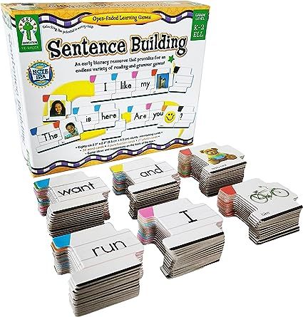 Sentence Building for Kids, Toys for Speech Therapy, Sight Word Games for Kindergarten, 1st and 2... | Amazon (US)