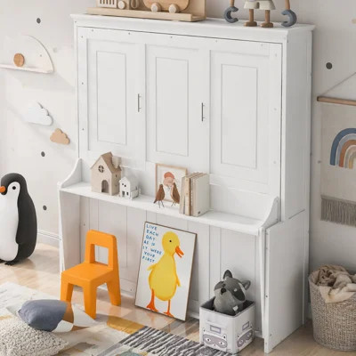 Queen Size Murphy Bed with Shelf | Wayfair North America