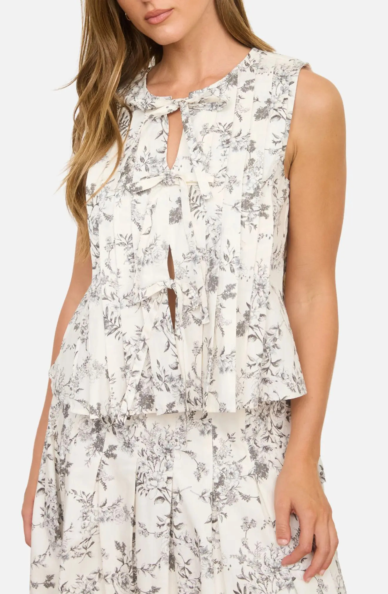 Blu Pepper Pleated Top (Women) | Nordstromrack | Nordstrom Rack