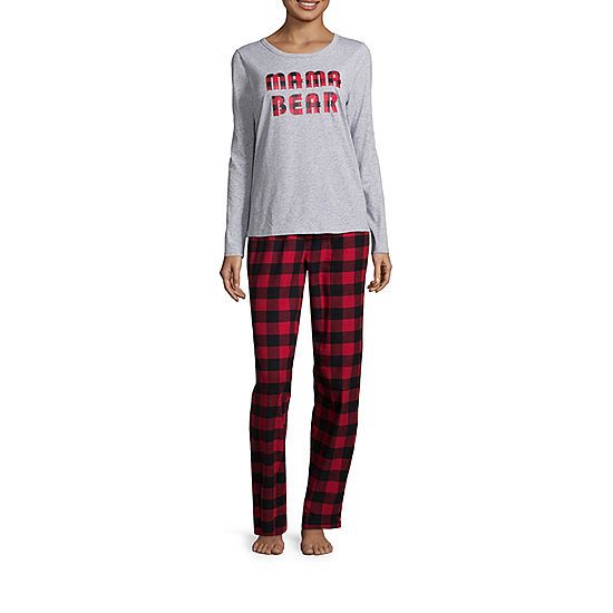 North Pole Trading Co. 2-pc. Plaid Pant Pajama Set-Talls - JCPenney | JCPenney