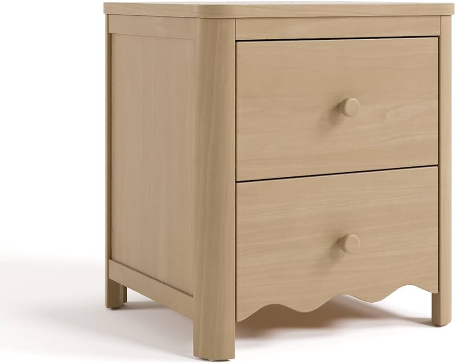 Storkcraft Casablanca 2 Drawer Nightstand (Driftwood) - GREENGUARD Gold Certified Nightstand for ... | Amazon (US)