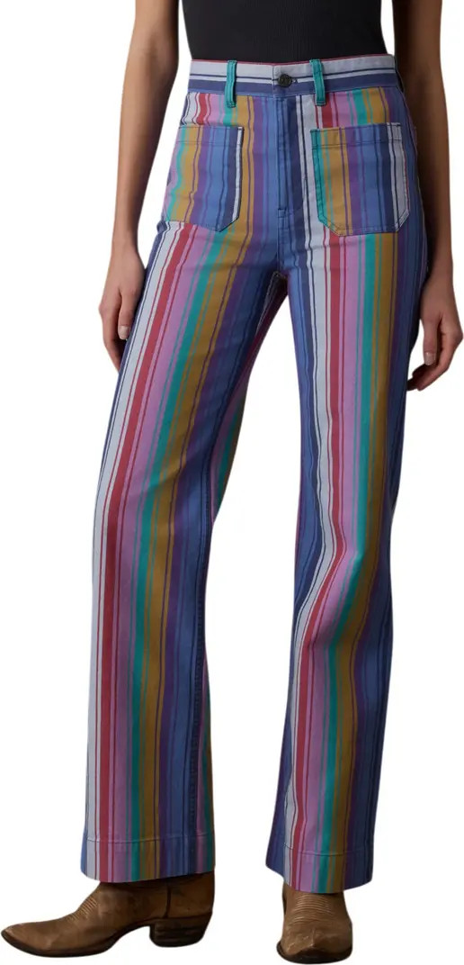 Sunset Stripe Patch Pocket Jeans | Nordstrom