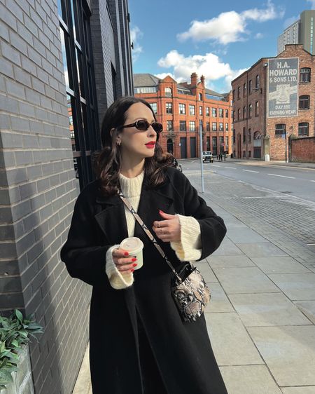 black coat, winter coat, oversized jumper, knitwear, sunglasses, crossbody bag, leather trousers, black boots, red lipstick, t-shirt, cos, arket, agolde, net-a-porter, coggles, by far, boots, chanel beauty, le specs, mango, h&m, winter outfit ideas 

by far boots via coggles, use discount code HANNI15 for 15% off plus free NDD 

#LTKeurope #LTKstyletip #LTKCyberWeek