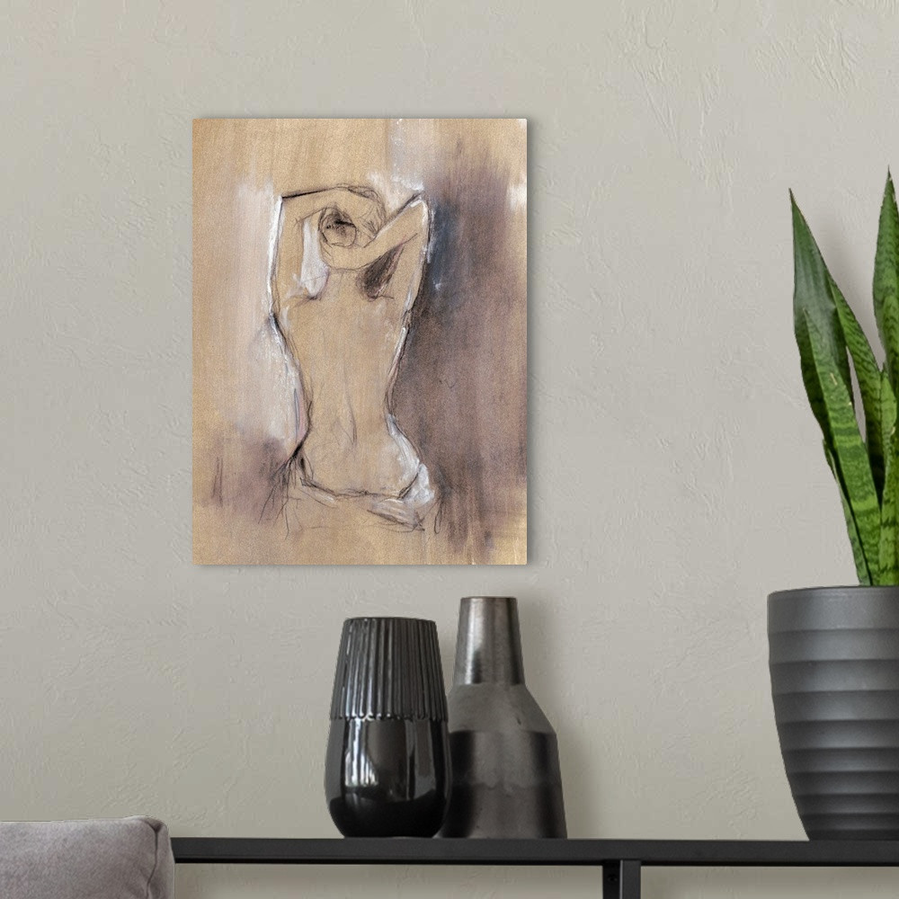 Contemporary Draped Figure I Wall Art | Great Big Canvas - Dynamic