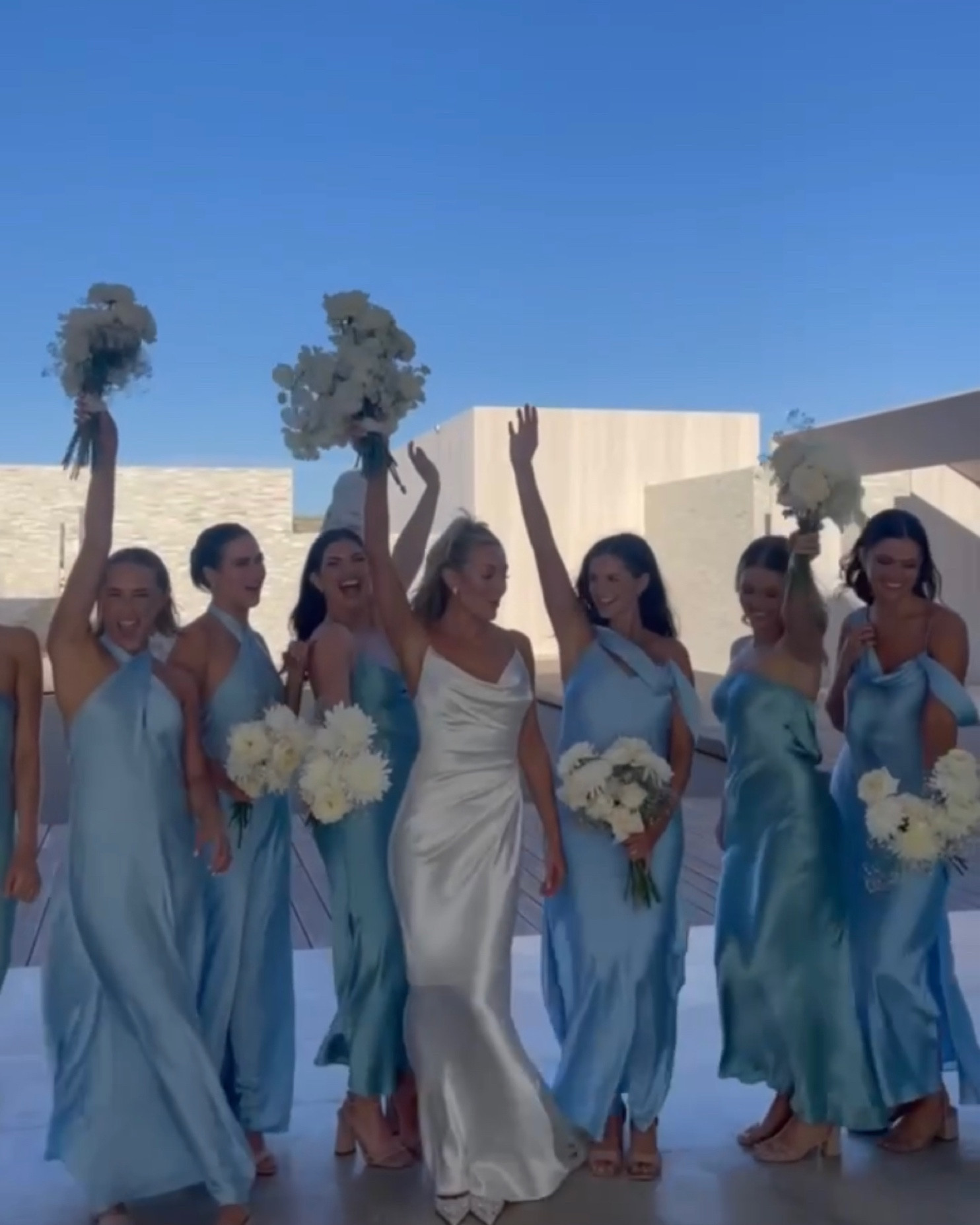linking the exact as well as similar style bridesmaids dresses to the ones my bridesmaids wore on my wedding day, since some are sold out/discontinued 🩵 the pink dress is the exact dress but my girls wore it in blue.

#LTKwedding
