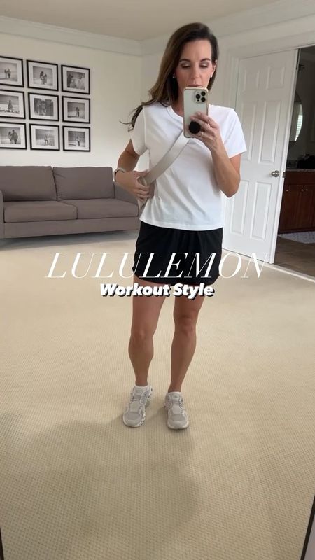 Lululemon Workout Style
🖤 This white tshirt is so good! It’s not too short and not too long. Very soft and doesn’t cling. Comes in other colors. 
🖤 High-rise shorts with a flattering waistband. I’m wearing the 4” length but they also come in 2.5” length. Comes in a bunch of colors. 
🖤 Sports bra and no show socks are also Lululemon and are linked. I highly recommend!
#lululemon #shorts #workoutwear #tshirt #womensfashion #activewear #highrise #lotd #ootd #wiw #workout #fitness #style #outfitideas #workoutgear #styleinspo #fitnessclothing #workoutshorts #womenstyle 

#LTKfitness