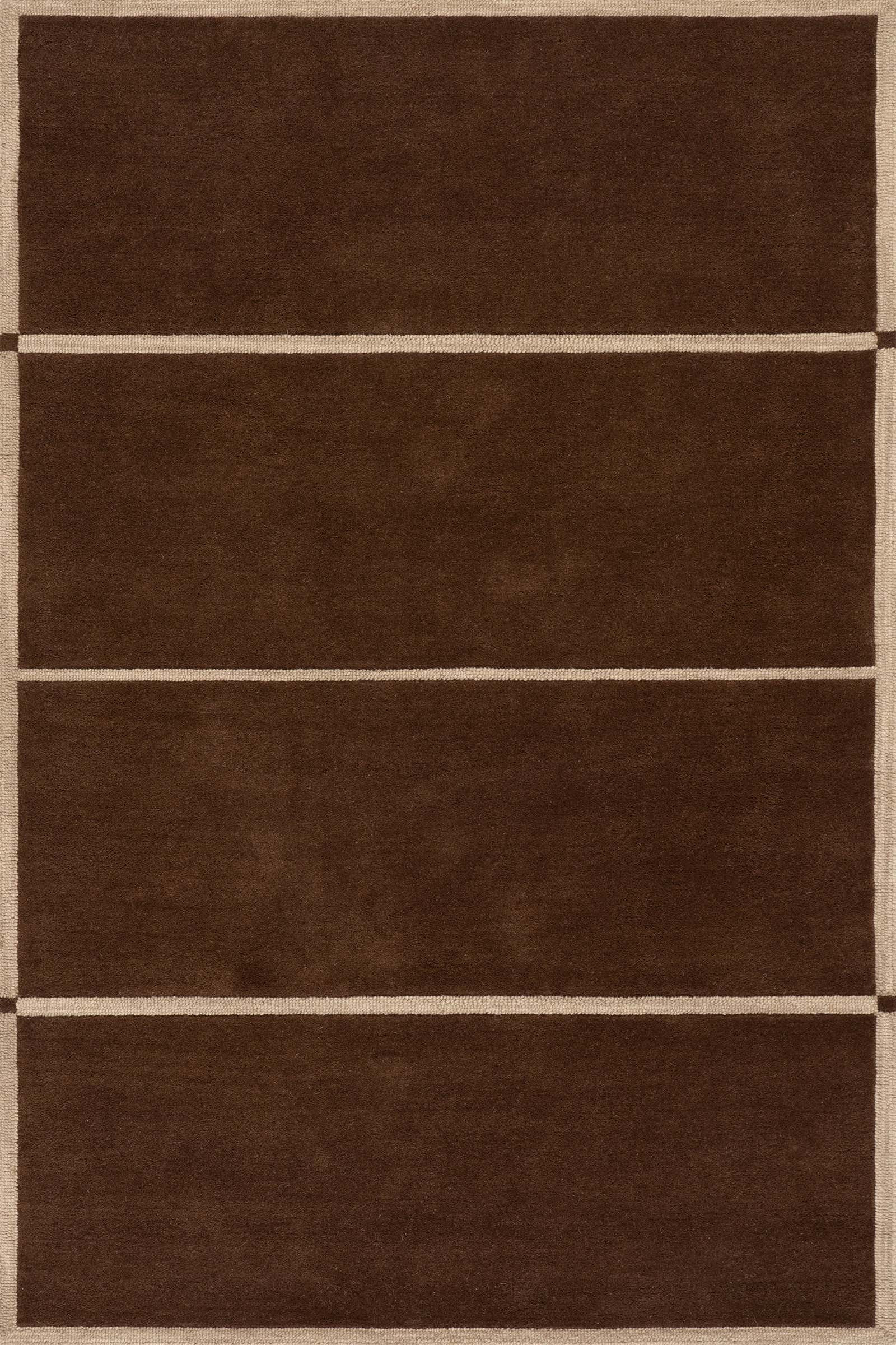 Mira Mid-Century Geometric Rug | Brown | Rugs USA