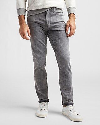 Slim Gray Hyper Stretch Jeans | Express