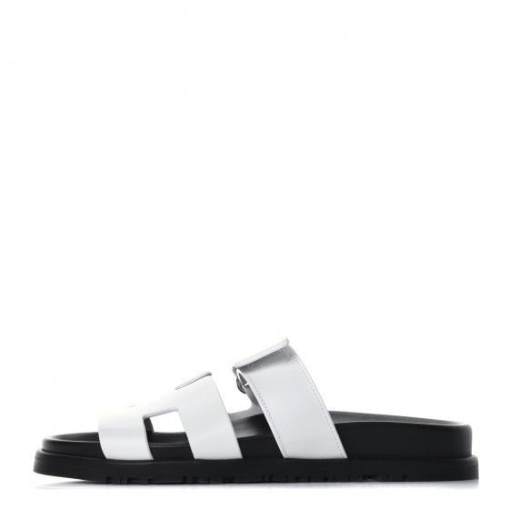 HERMES Calfskin Womens Chypre Sandals 36 White | FASHIONPHILE | Fashionphile