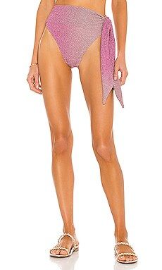 BEACH RIOT Claire Bikini Bottom in Pink Shine Ombre from Revolve.com | Revolve Clothing (Global)