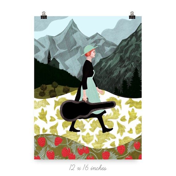 Sound of Music Art Print Colorful Decor Old Hollywood - Etsy | Etsy (US)