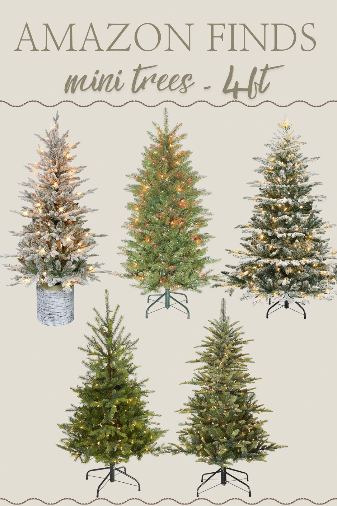 Christmas trees for your kid’s rooms, front porch or small spaces.

#LTKSeasonal #LTKHoliday #LTKHome