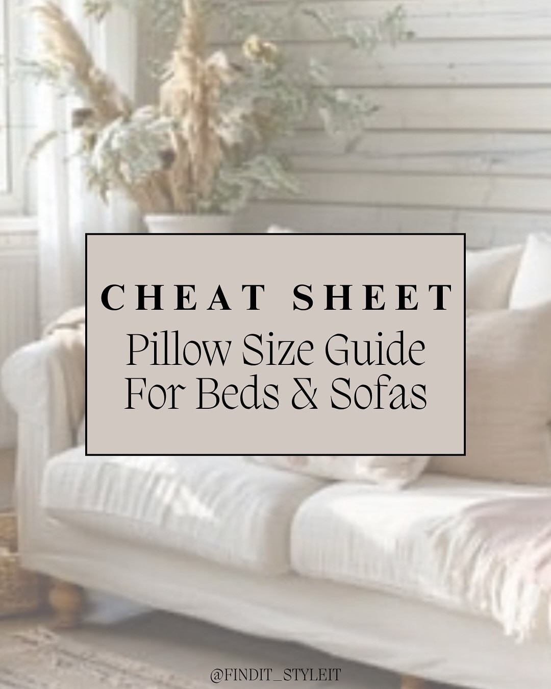Selecting the right size accent pillow can elevate your space, giving it that “designer” touch. Swipe for tips on how to mix different pillow sizes and shapes to enhance your home decor.

Remember, these are just guidelines, not rules!! Don’t hesitate to experiment with other combinations that may better suit your space. ☺️

❤️ Like if you found this useful!!
💾 Save this cheat sheet for later!!
👭 Tag or share with someone who might need this!!

#accentpillows #homestylingtips #cheatsheet #finditstyleit #styleguide #homedesigntips #stylingtips #howtostyle