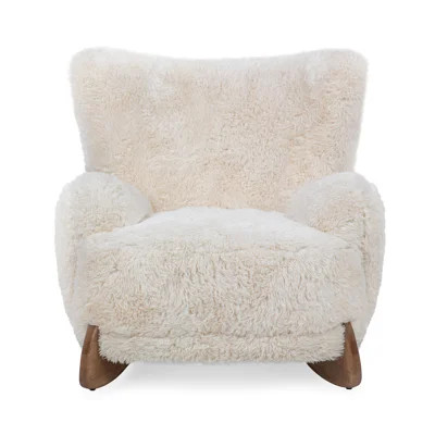 Riya Upholstered Fabric Plush Accent Chair | Wayfair North America