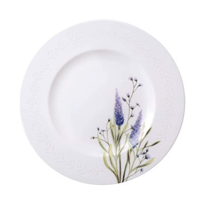 Prato De Sobremesa 21cm Porcelana Decorada Lilla Tramontina | SHEIN