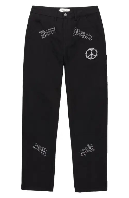 HONOR THE GIFT Campus Carpenter Pants in Black at Nordstrom, Size 38 | Nordstrom