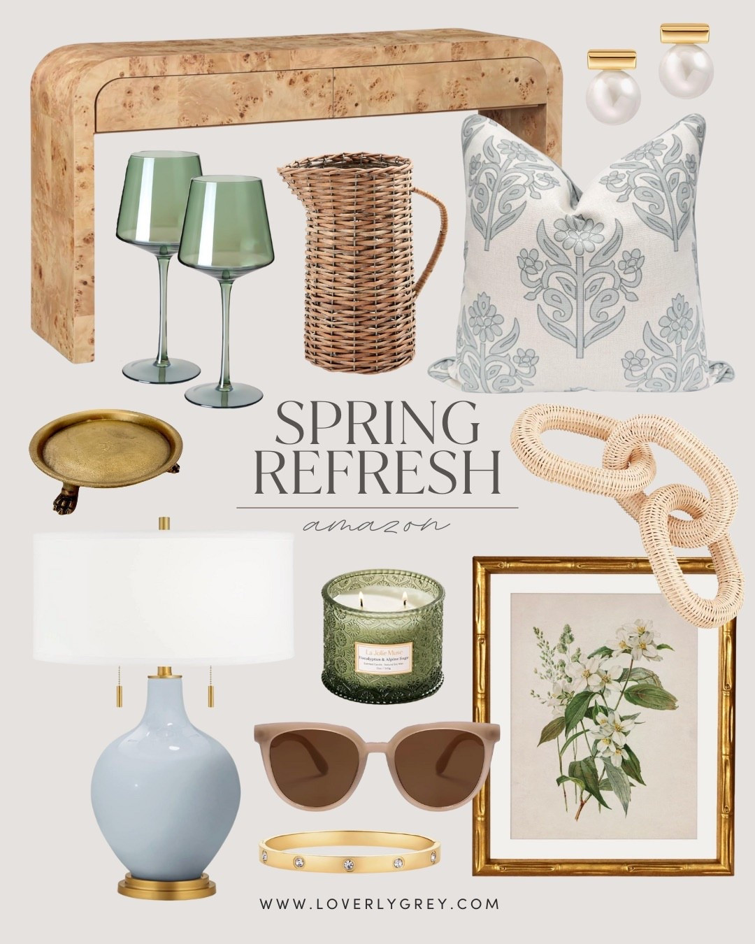 Obsessed with these finds for a spring refresh! Love these light & airy pieces to brighten up areas in your home!

Loverly Grey, spring decor, home decor, Amazon, sunglasses, jewelry, pillows, lamp, drinkware 

#LTKSeasonal #LTKHome