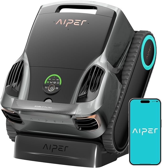 Aiper Scuba X1 Pro Max All-in-One Pool Cleaning Robot, Pool Mapping, Adaptive Path, 8500 GPH Powe... | Amazon (US)