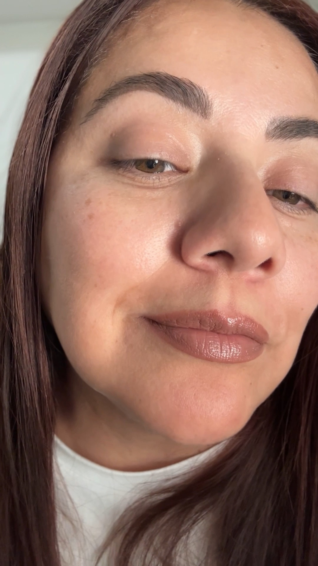 Makeup: another day trying to find my go to lip combo for fall and winter. 
Refy Lip Blur in Umber
E.L.F. Glow Reviver Melting Lip Balm in Java Chip
Fenty Beauty Gloss Bomb Stix High-Shine in Two Lip Kiss

#LTKOver40 #LTKStyleTip #LTKBeauty