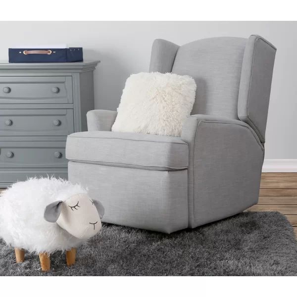 Hemingway Wingback Swivel Reclining Glider | Wayfair Professional